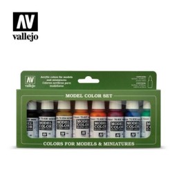 Vallejo Model Color 8 colors Set 70136 Transparent Colors (8)