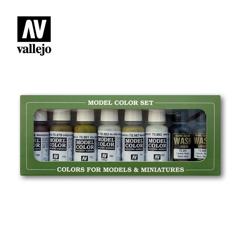 Vallejo Model Color 8 colors Set 70137 Building Set (8)