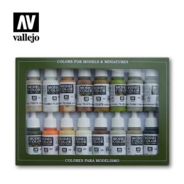 Vallejo Model Color 16 color Set 70141 Earth Tones (16)