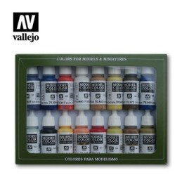 Vallejo Model Color 16 color Set 70147 American Colonial (16)