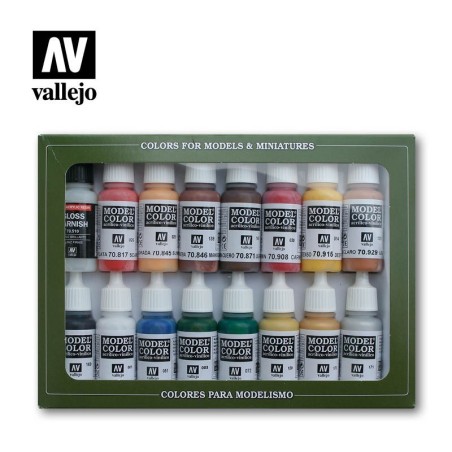 Vallejo Model Color 16 color Set 70148 American Revolution (16)