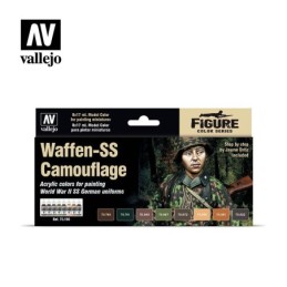 Vallejo Model Color Uniforms Set 70180 Waffen SS Camouflage (8) by Jaume Ortiz