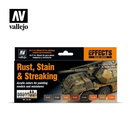 Vallejo Model Color Effects Set 70183 Rust