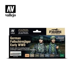 Vallejo Model Color 8 color set 70185 German Fallschirmjäger Early WWII (8)