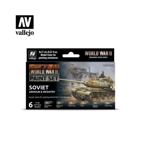 Vallejo Model Color WWII 70202 Soviet Armour & Infantry (6)