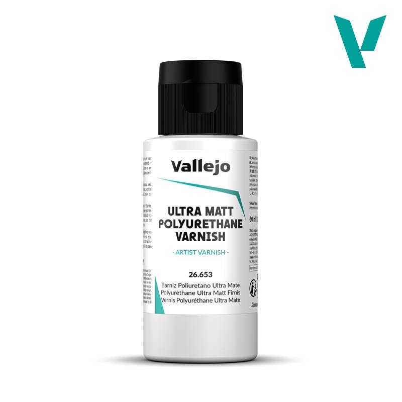 Vallejo 26653 Polyurethane Permanent Varnish Ultra Matt (60ml)