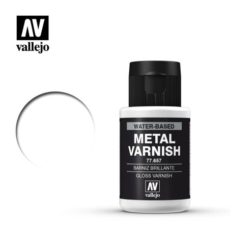 Vallejo 77657 Gloss Metal Varnish (32ml)